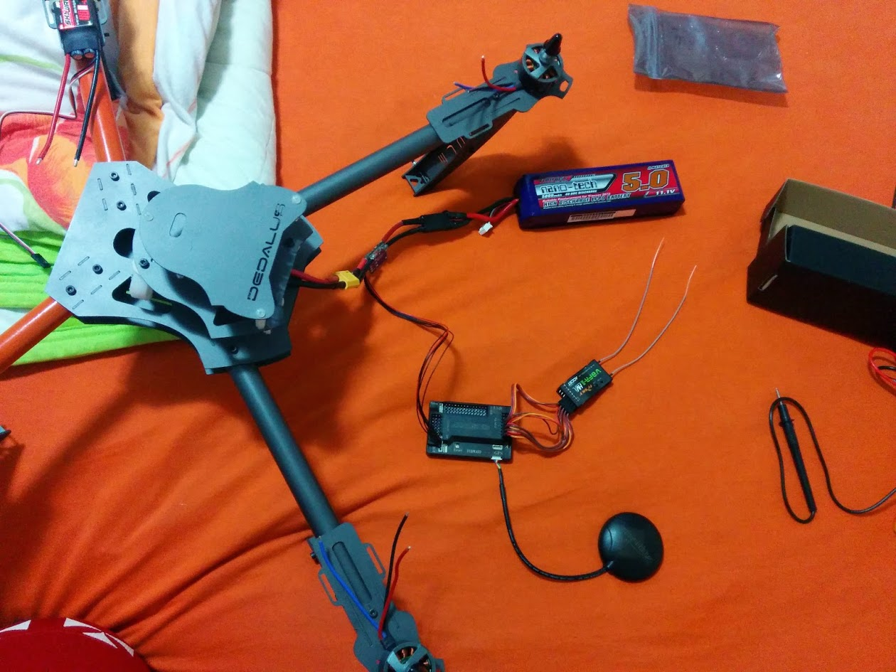 Dedalus frame in assembly