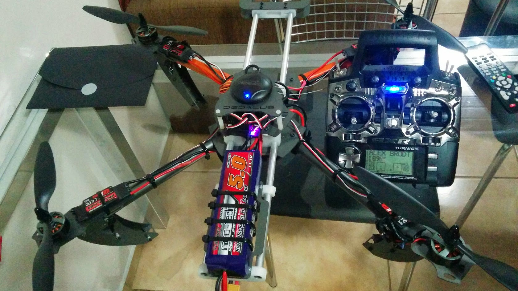 Finished quad with APM 2.5.2 + GPS
