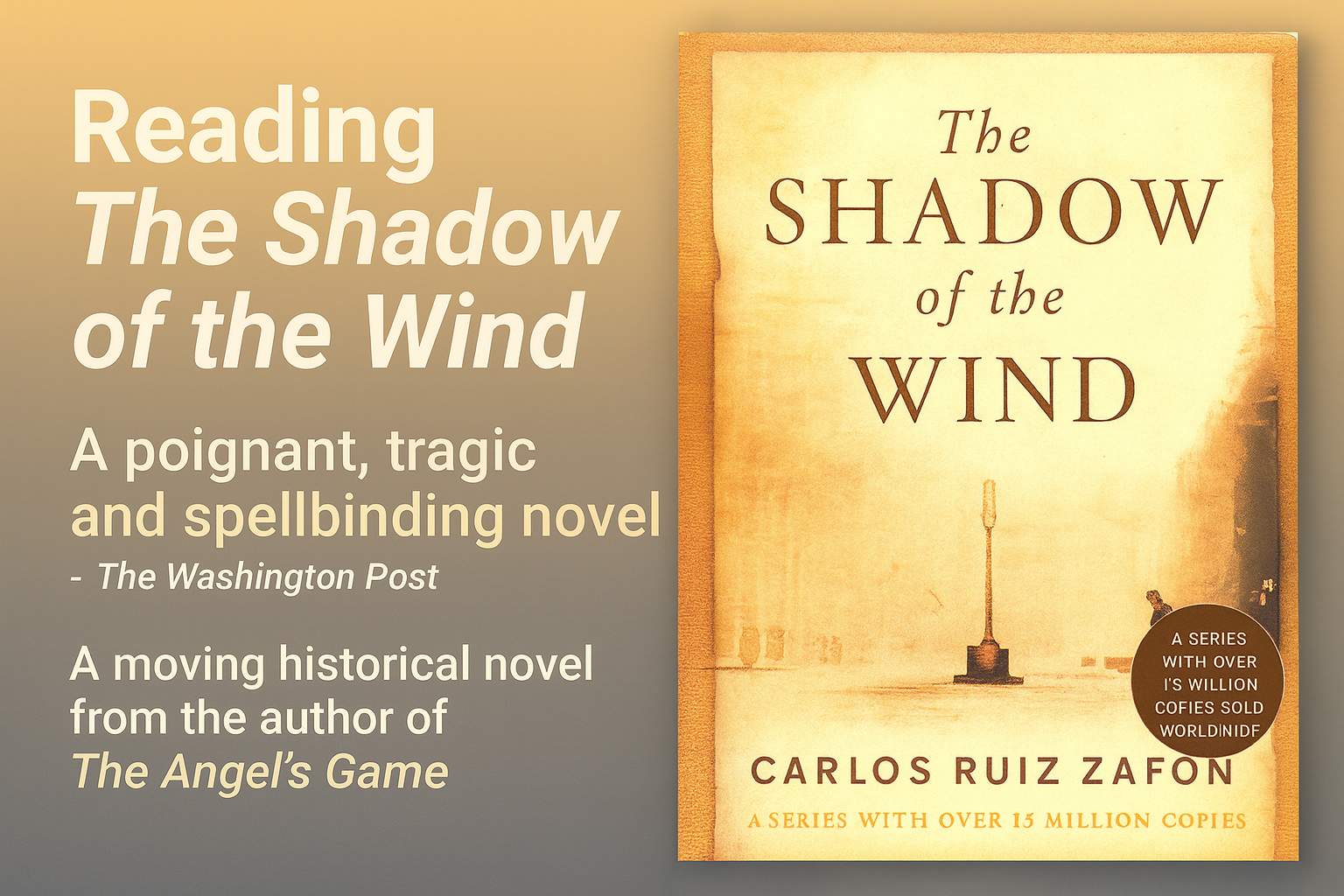 Book - The Shadow of the Wind - Carlos Ruiz Zafón