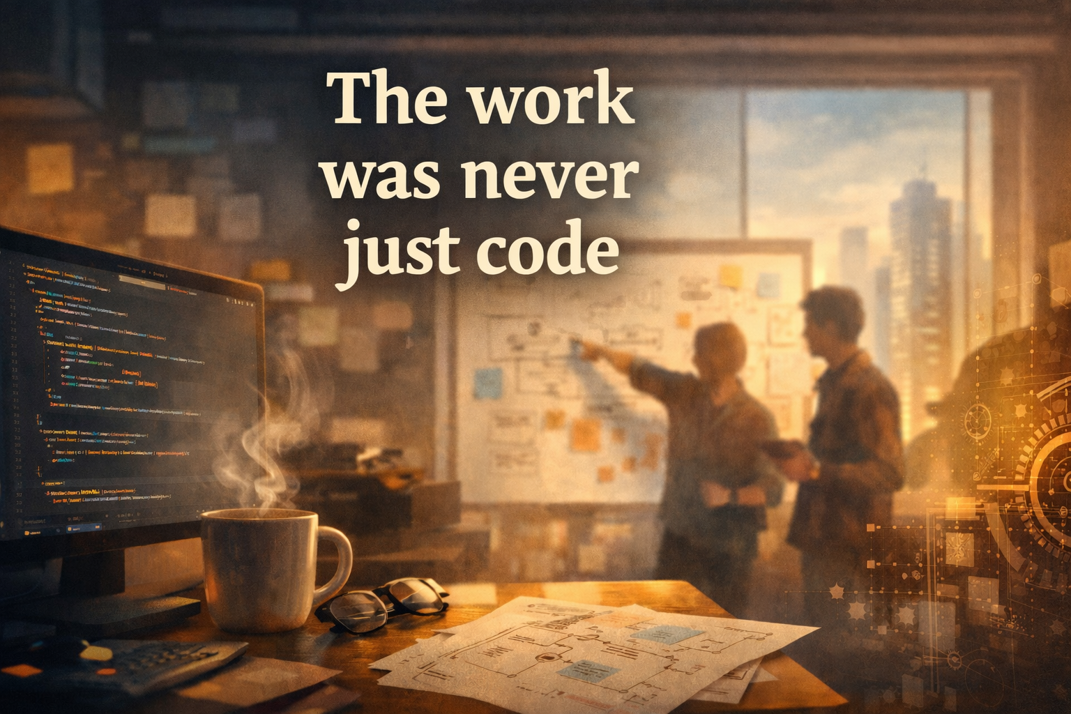 The work was never just code