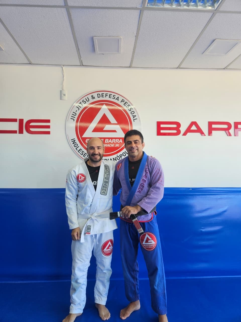 First degree on my white belt in jiu-jitsu